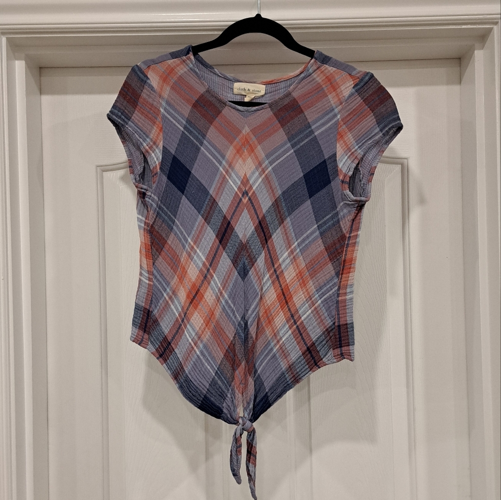 CLOTH & STONE Tie-Front Shirt